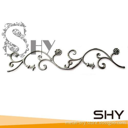 wrought iron decorative gate top